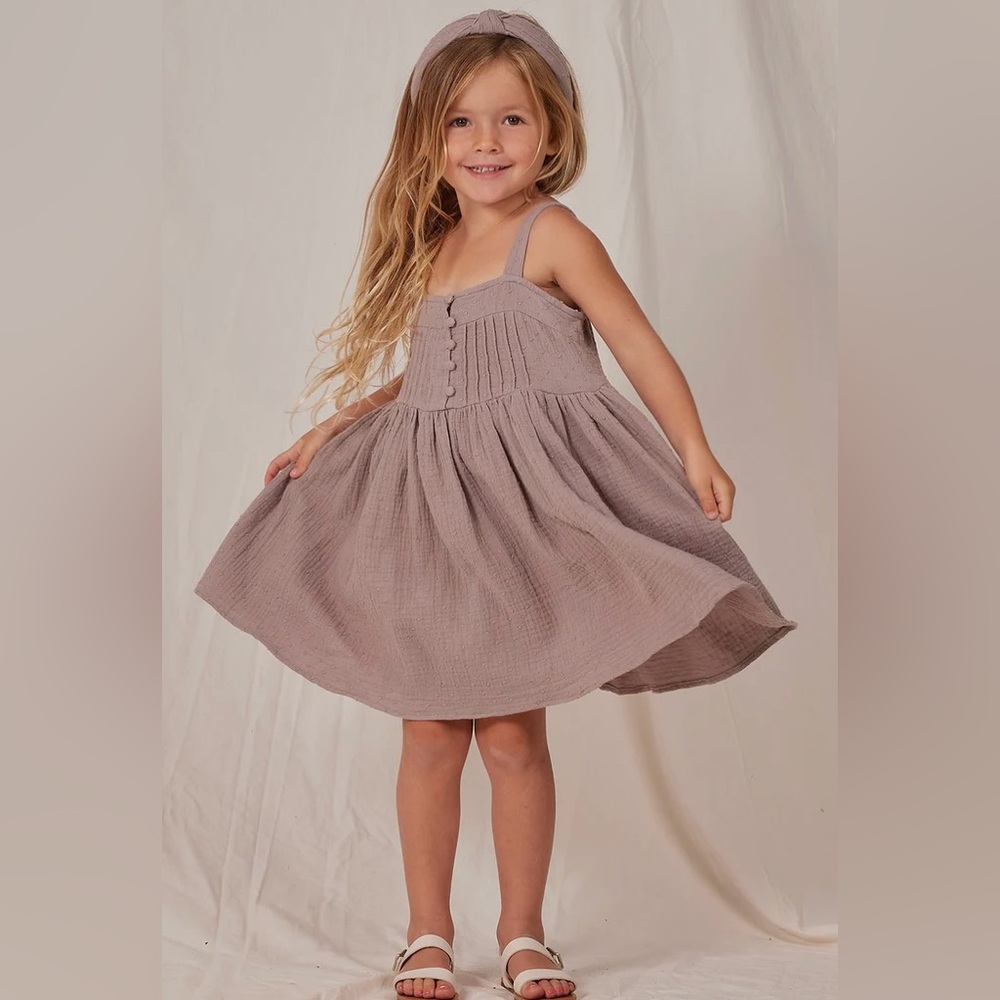 Rylee + Cru Colbie Mini Dress, Color-Lipstick, Size 6-7y *See all pics for color